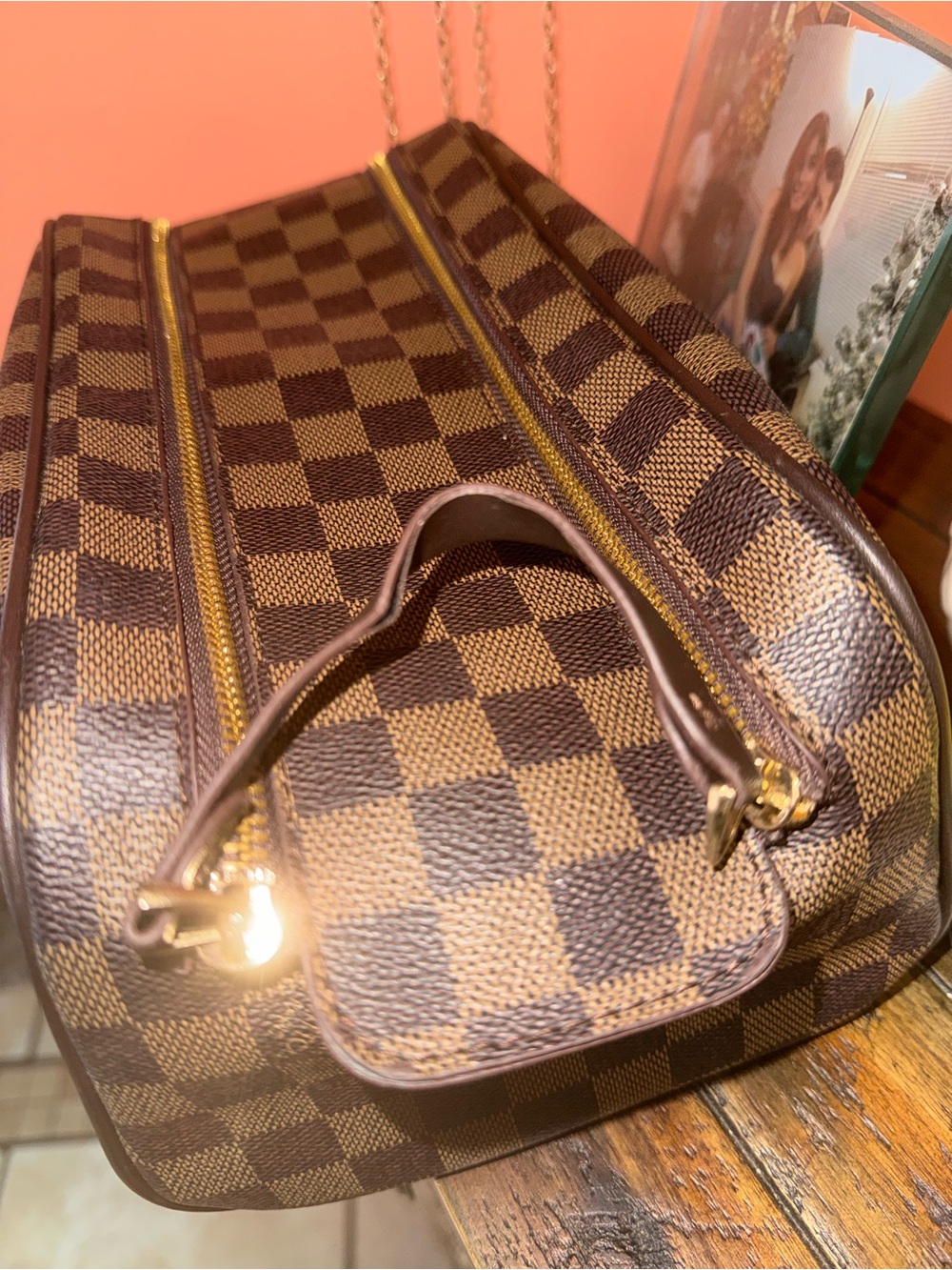 Authentic Louis Vuitton Damier Ebene Toiletry Pouch Brown - Picture 6 of 15